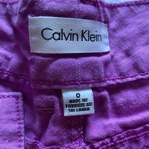 Calvin Klein linen shorts